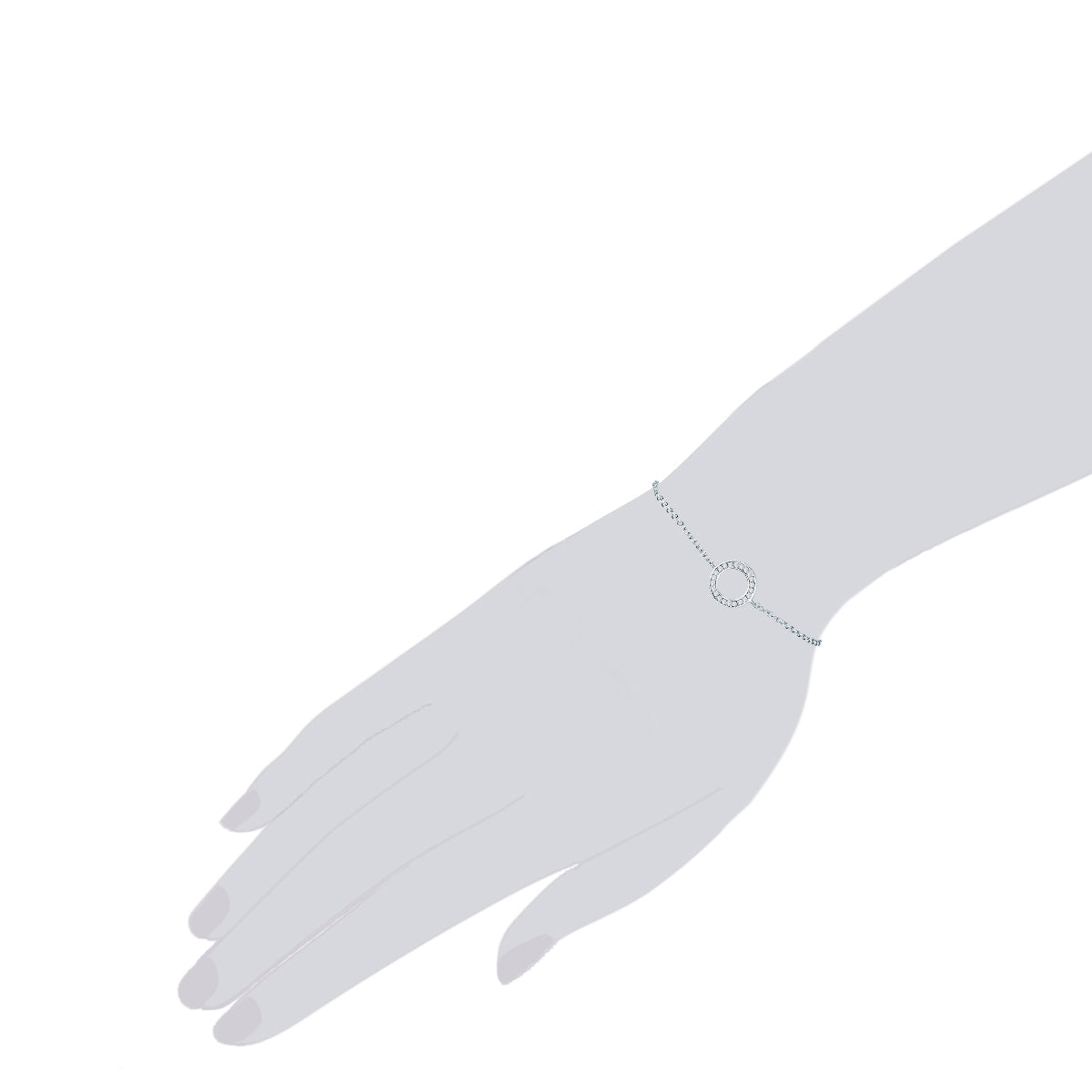 Rafaela Donata Armband Sterling Silber verziert mit Kristallen von Swarovski® weiß Rabatte dieses Monats