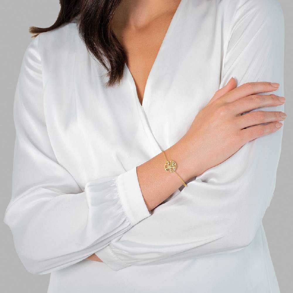 Rafaela Donata Armband Sterling Silber gelbgold Zirkonia weiß Online
