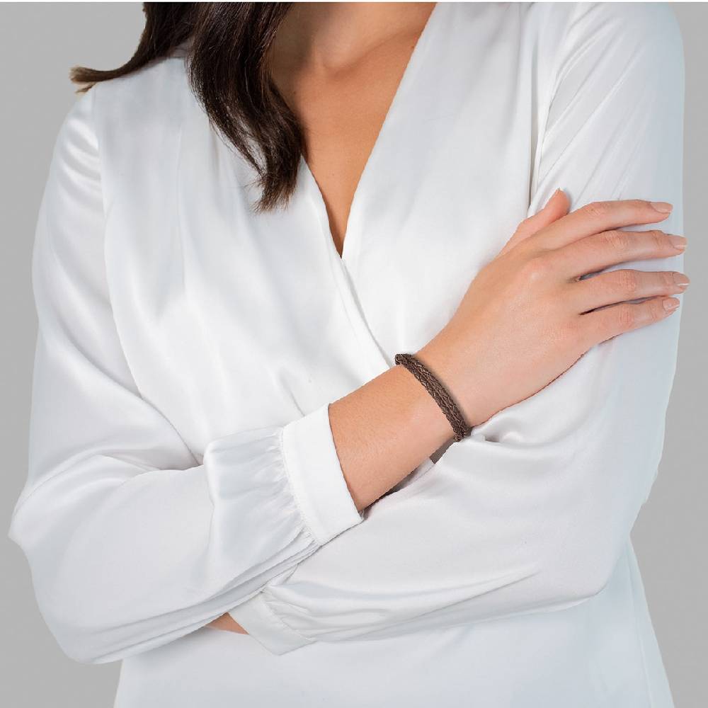 Rafaela Donata Armband dunkelbraun im Angebot