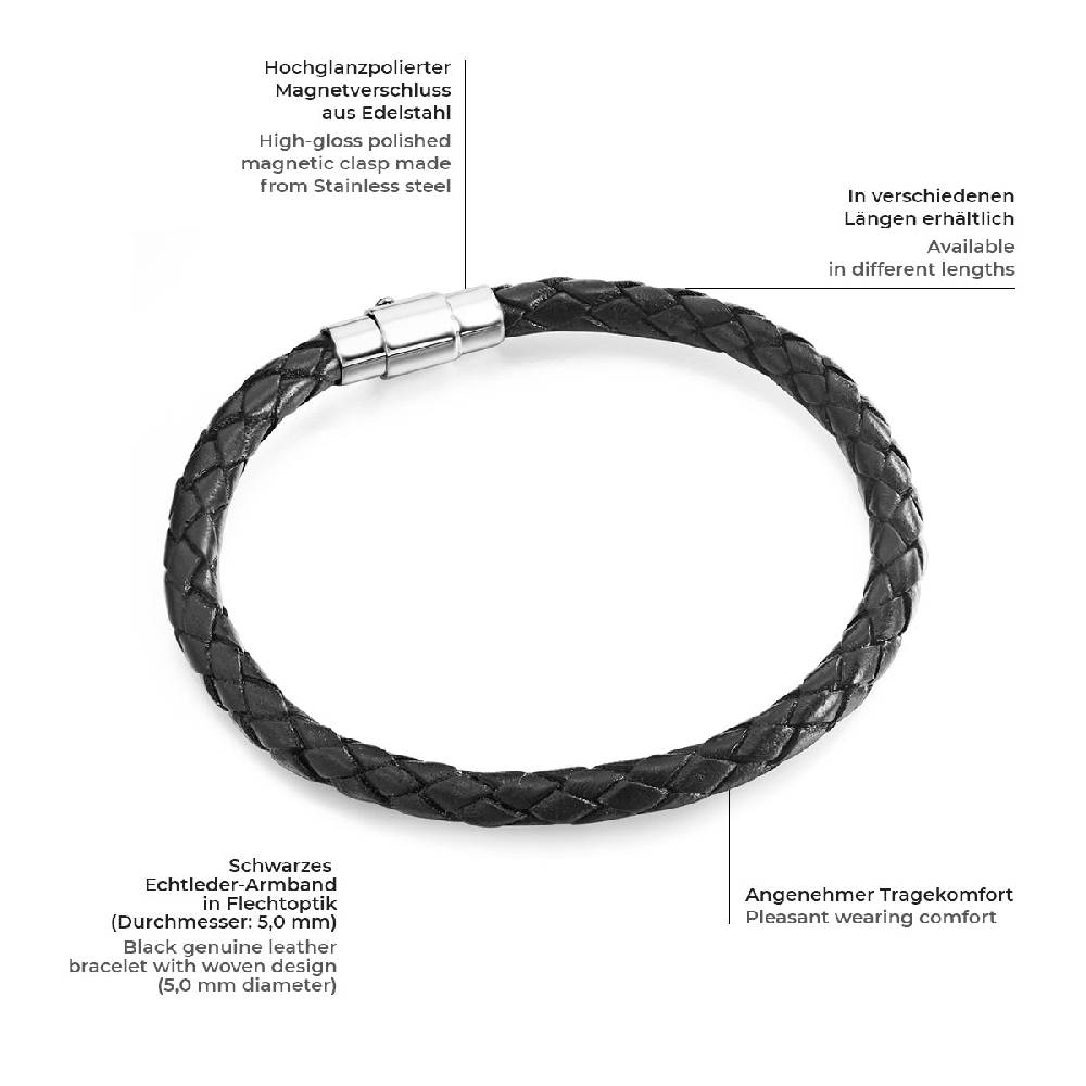Rafaela Donata Armband schwarz Blitzverkäufe