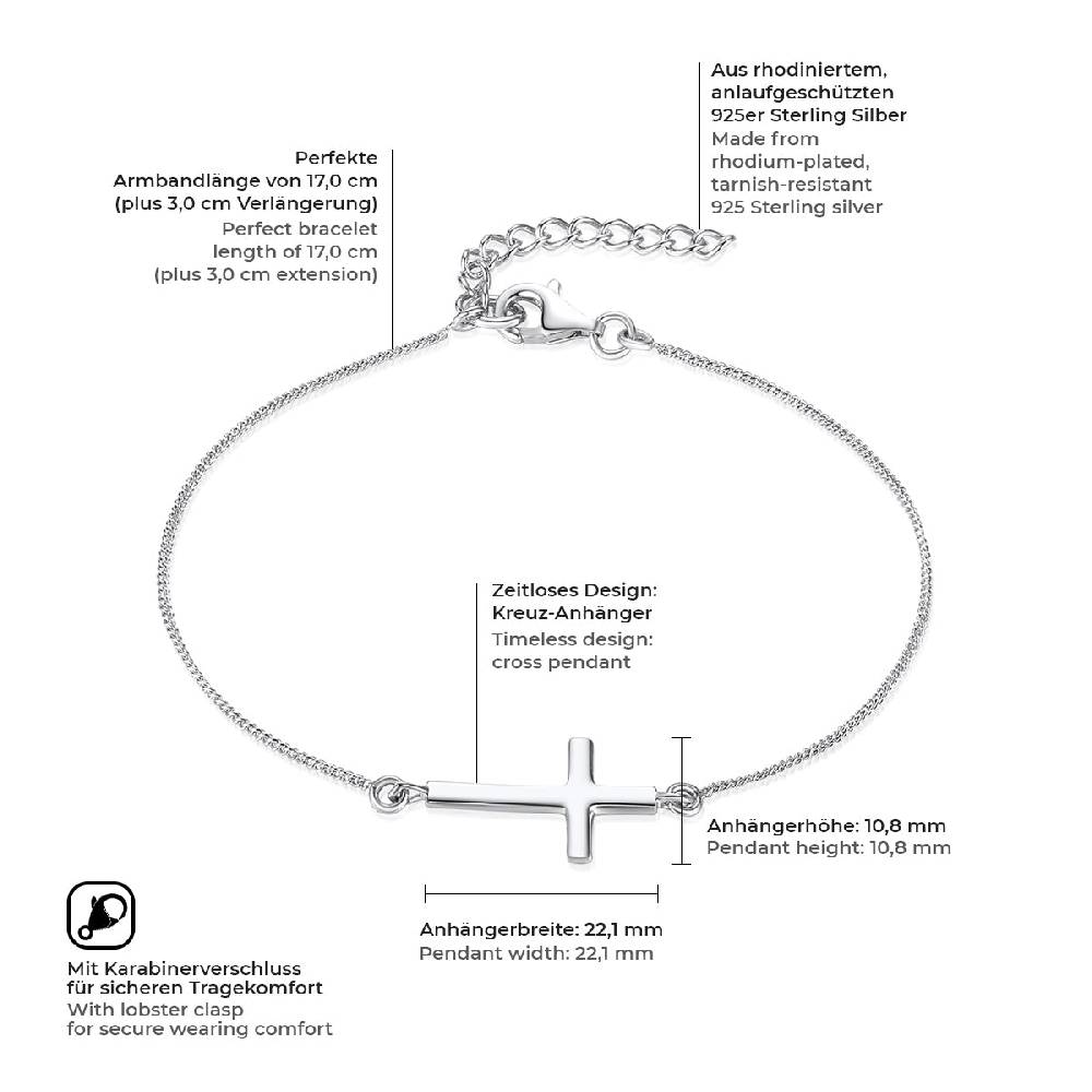 Rafaela Donata Armband Sterling Silber Kostenloser Versand