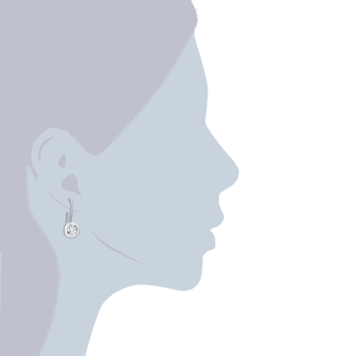 Rafaela Donata Ohrhänger Sterling Silber Zirkonia weiß Flash Sale