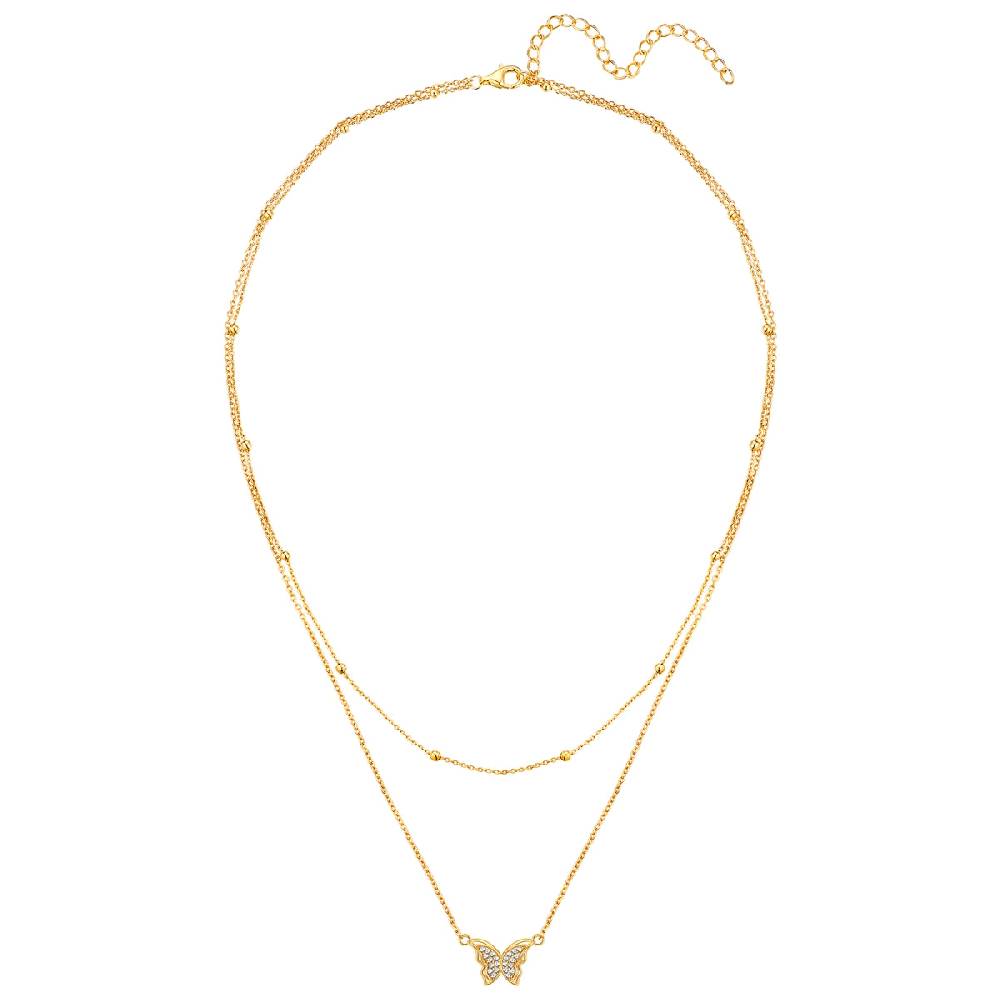 Rafaela Donata Kette mit Anhänger Sterling Silber gelbgold Zirkonia weiß Top Angebot
