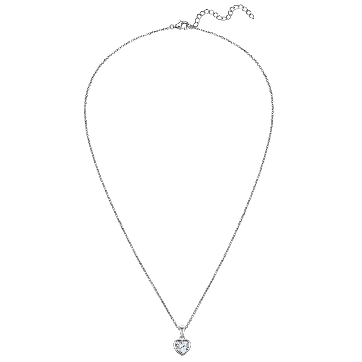 Rafaela Donata Kette mit Anhänger Sterling Silber Zirkonia weiß Tägliche Deals