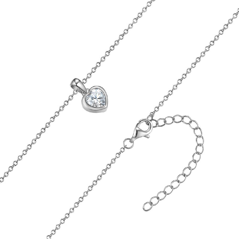 Rafaela Donata Kette mit Anhänger Sterling Silber Zirkonia weiß Tägliche Deals