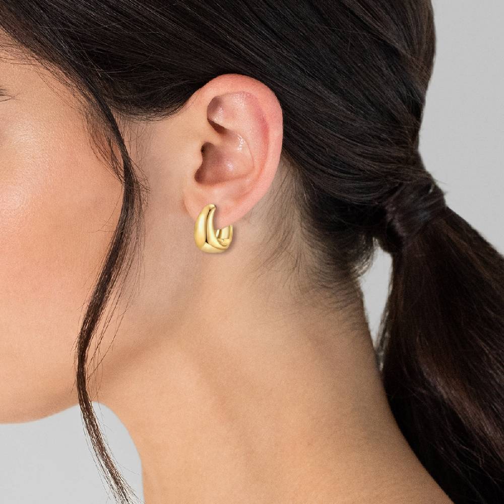 Rafaela Donata Creolen Sterling Silber gelbgold Zeitbegrenzte Promotion
