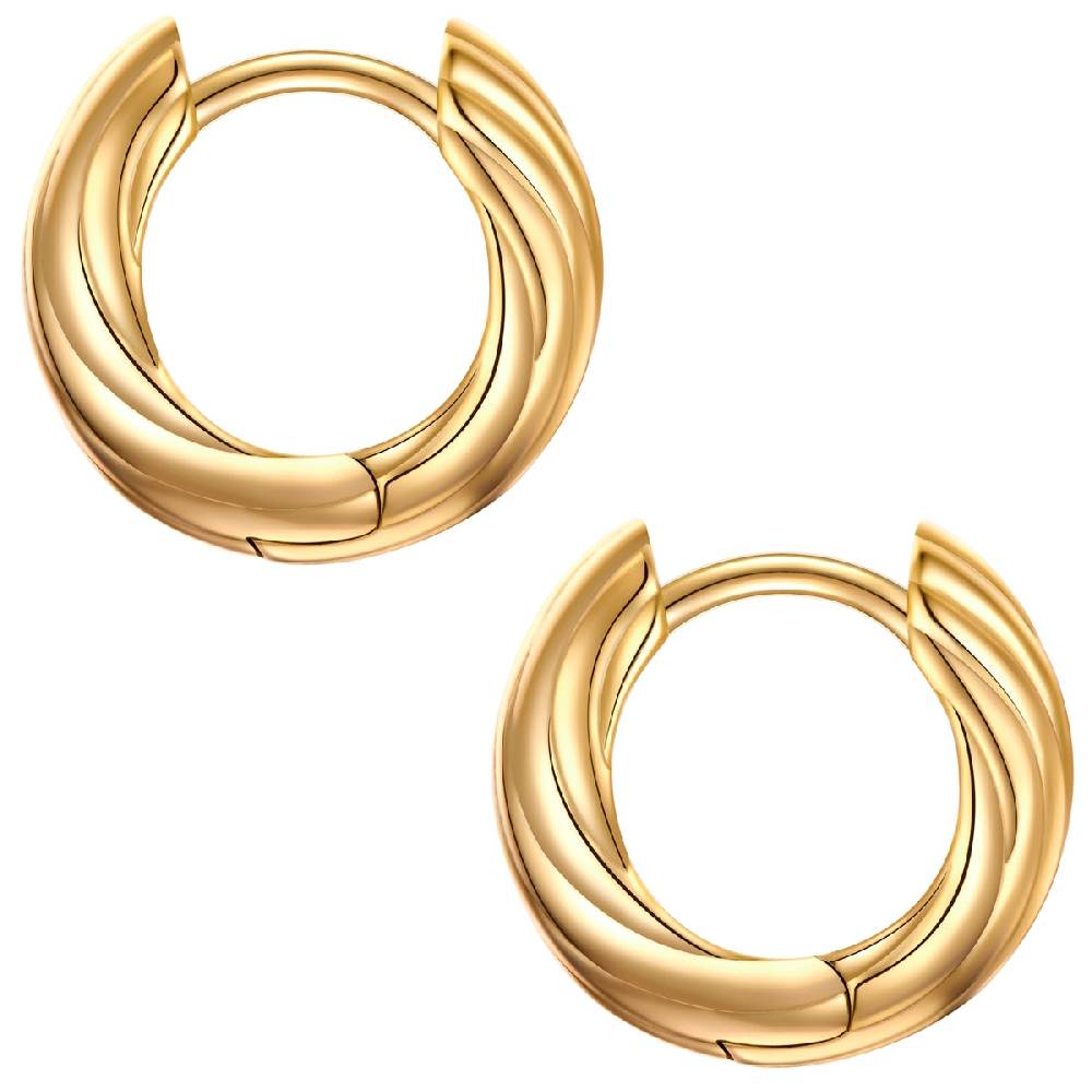 Rafaela Donata Creolen Sterling Silber gelbgold Discount Store für neue Produkte