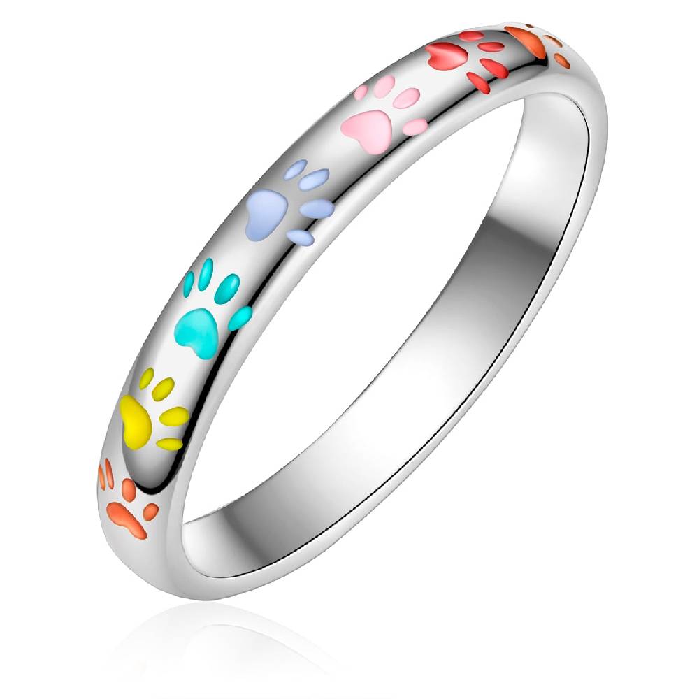 Rafaela Donata Ring Sterling Silber Emaille multicolor Clearance-Verkauf