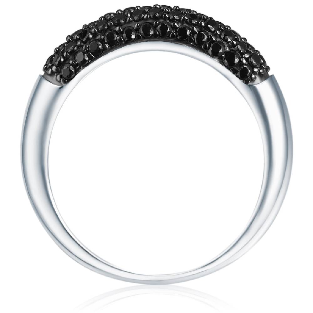 Rafaela Donata Ring Sterling Silber Zirkonia schwarz 2025