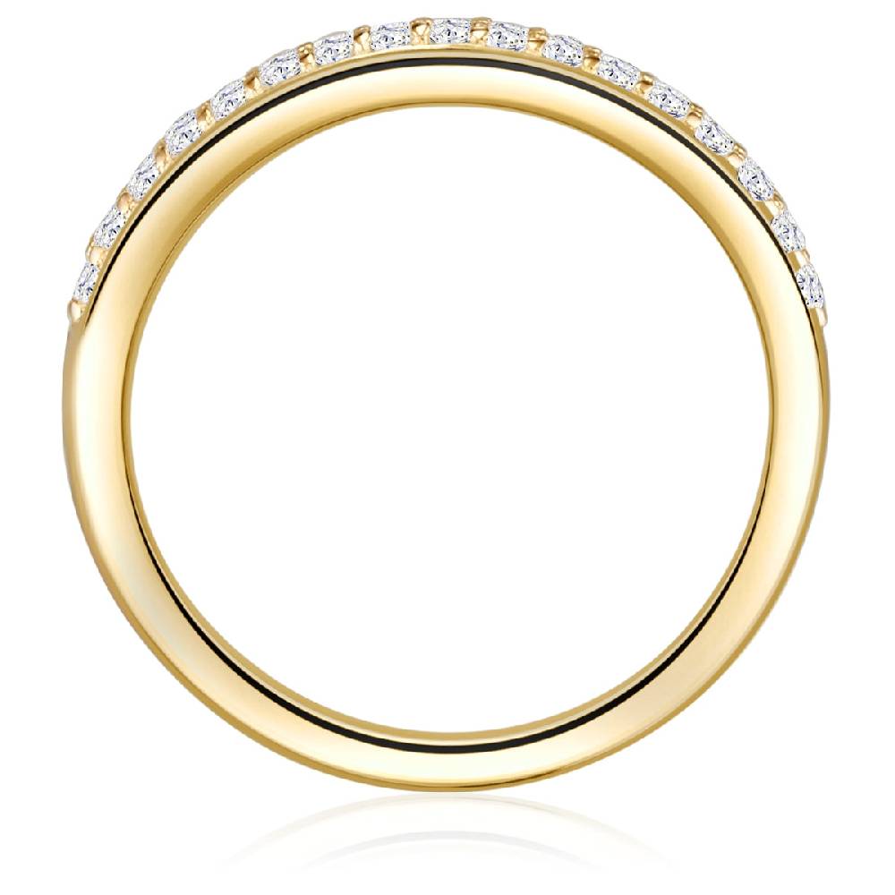 Rafaela Donata Ring Sterling Silber gelbgold Zirkonia weiß Online