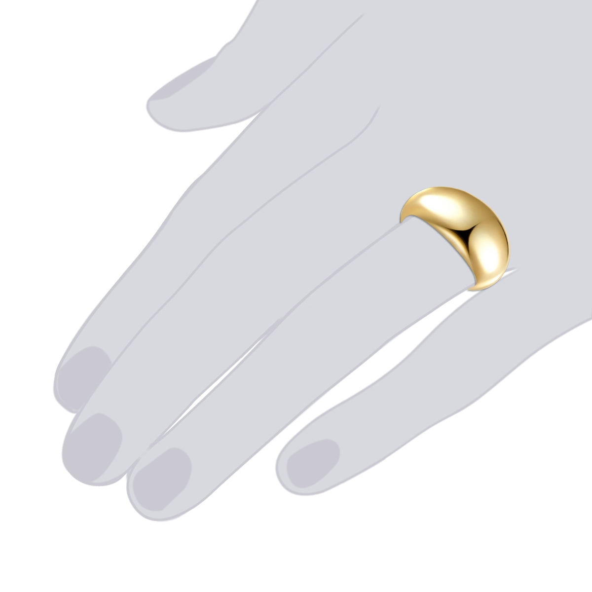 Rafaela Donata Ring Sterling Silber bi-Color Auslauf