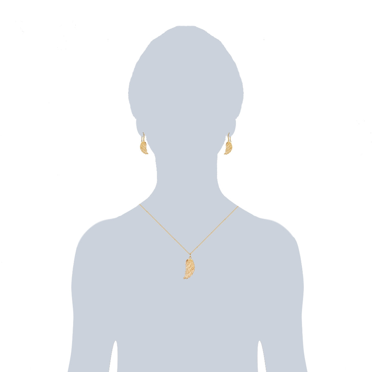 Rafaela Donata Set (Kette+Ohrhänger) gelbgold Rabatt