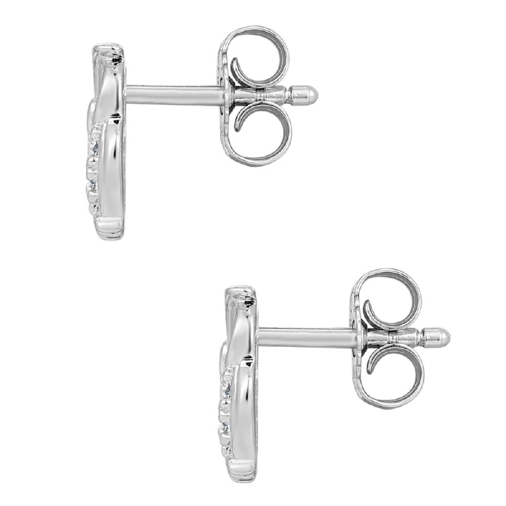 Rafaela Donata Ohrstecker Sterling Silber Zirkonia weiß Flash Sale