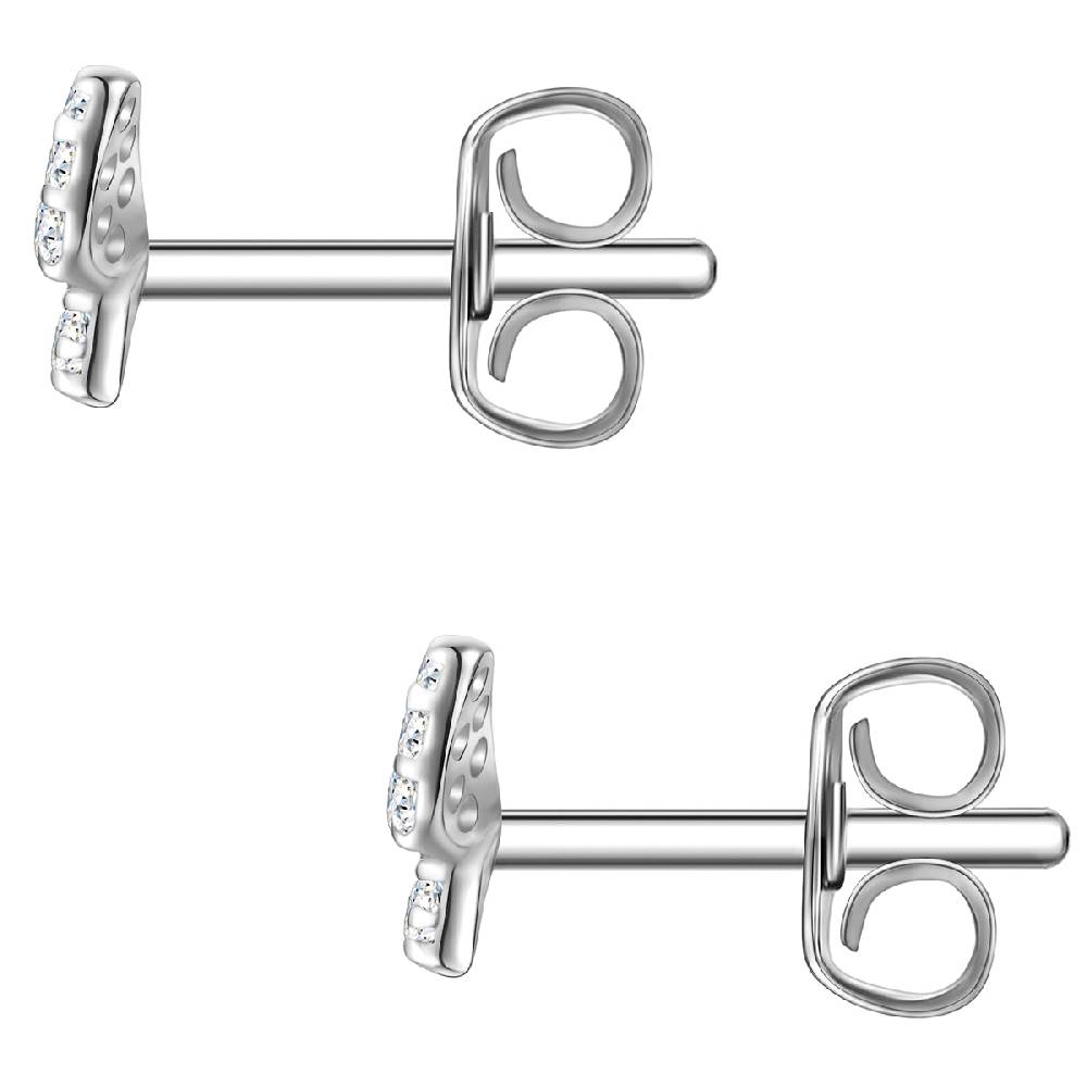 Rafaela Donata Ohrstecker Sterling Silber Zirkonia weiß Zeitbegrenzte Promotion