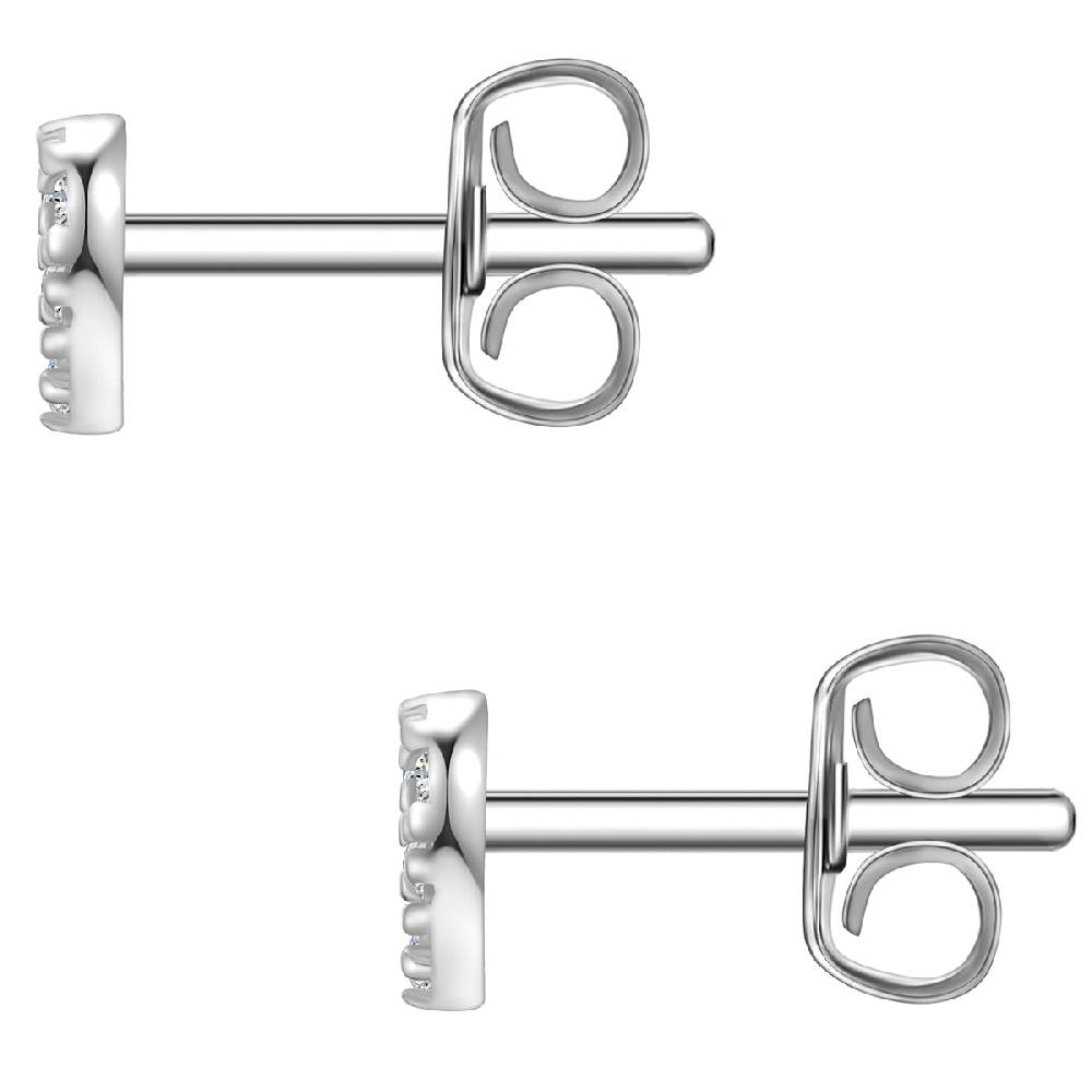 Rafaela Donata Ohrstecker Sterling Silber Zirkonia weiß Bis zu 60% Rabatt