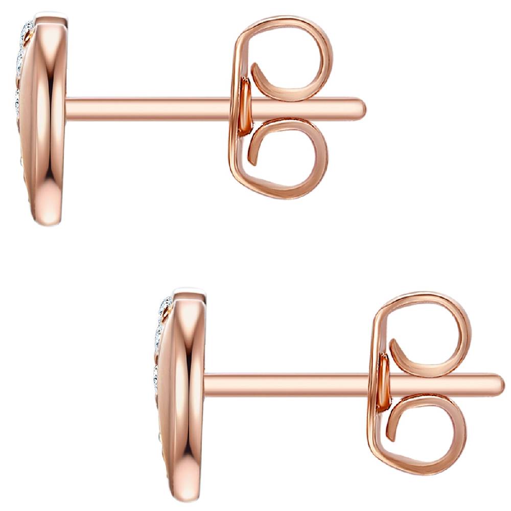 Rafaela Donata Ohrstecker Sterling Silber roségold Zirkonia weiß Discount Store für neue Produkte