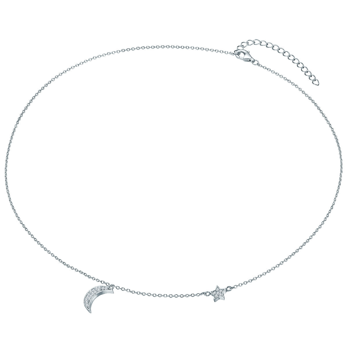 Rafaela Donata Kette mit Anhänger Sterling Silber Zirkonia weiß im Angebot