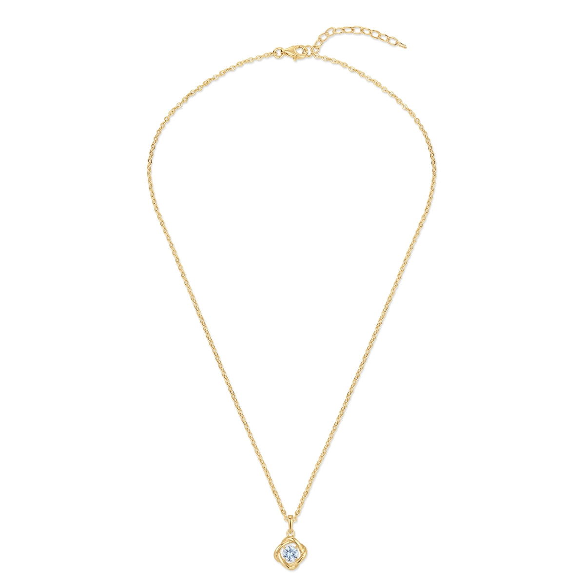 Rafaela Donata Kette mit Anhänger Sterling Silber gelbgold Spinell (synth.) blau Flash Sale