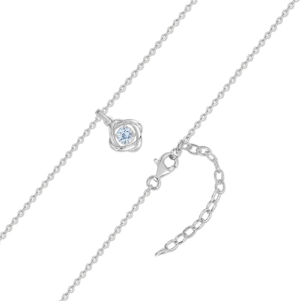 Rafaela Donata Kette mit Anhänger Sterling Silber Spinell (synth.) blau Begrenztes Angebot