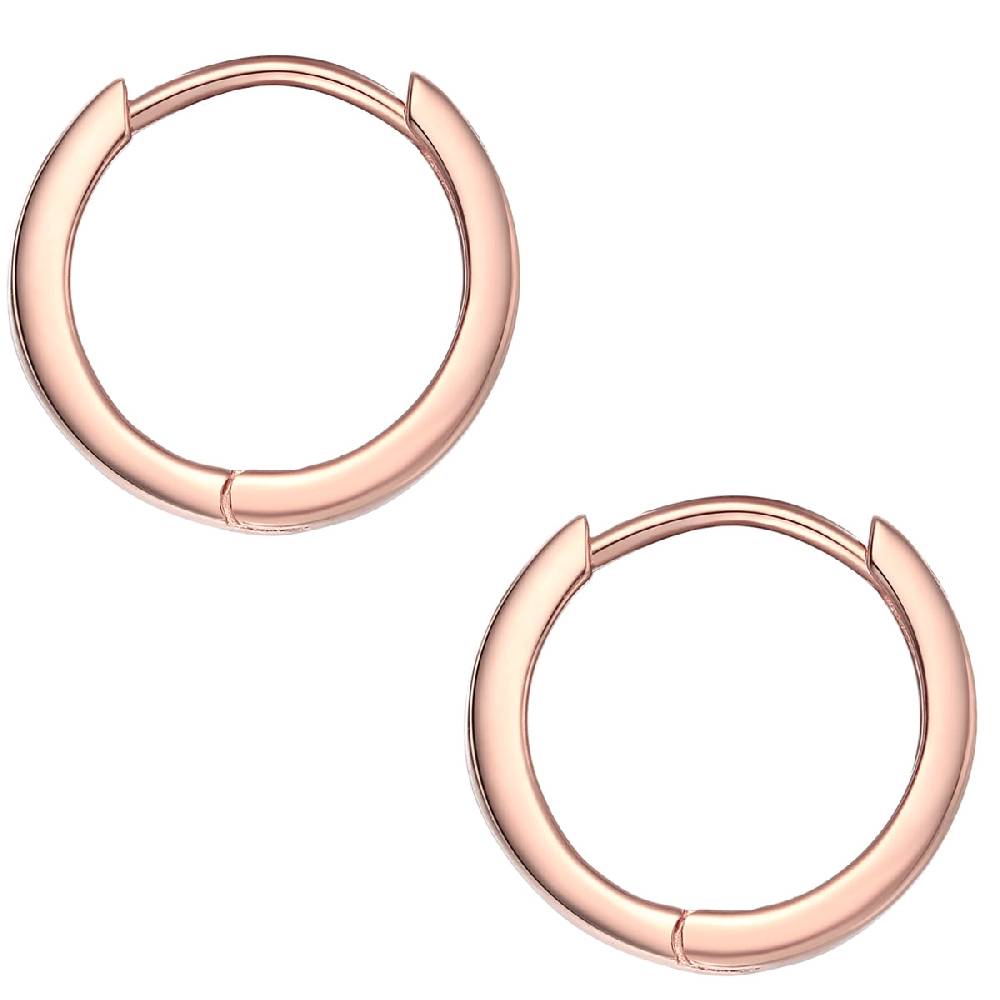 Rafaela Donata Klappcreolen Sterling Silber roségold Neueste Stile