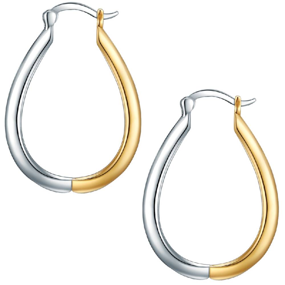 Rafaela Donata Creolen Sterling Silber bi-Color Zeitbegrenzte Promotion