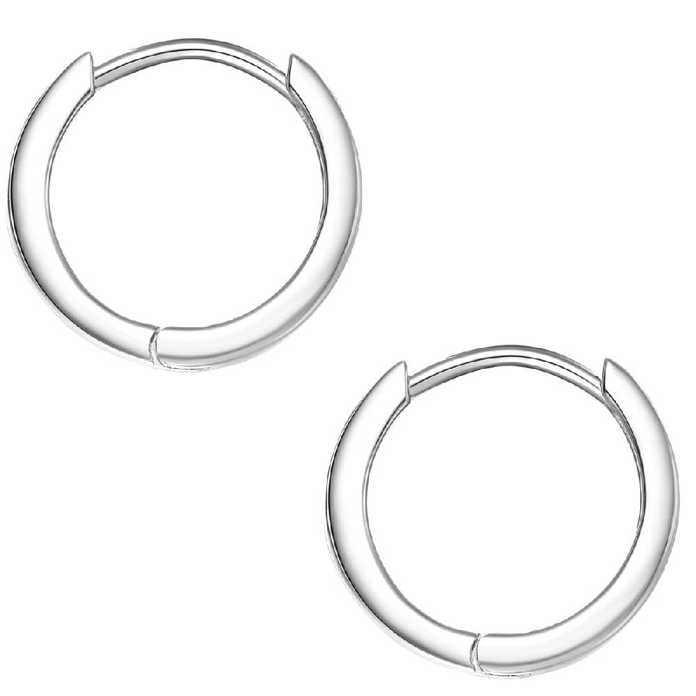 Rafaela Donata Klappcreolen Sterling Silber Clearance-Verkauf