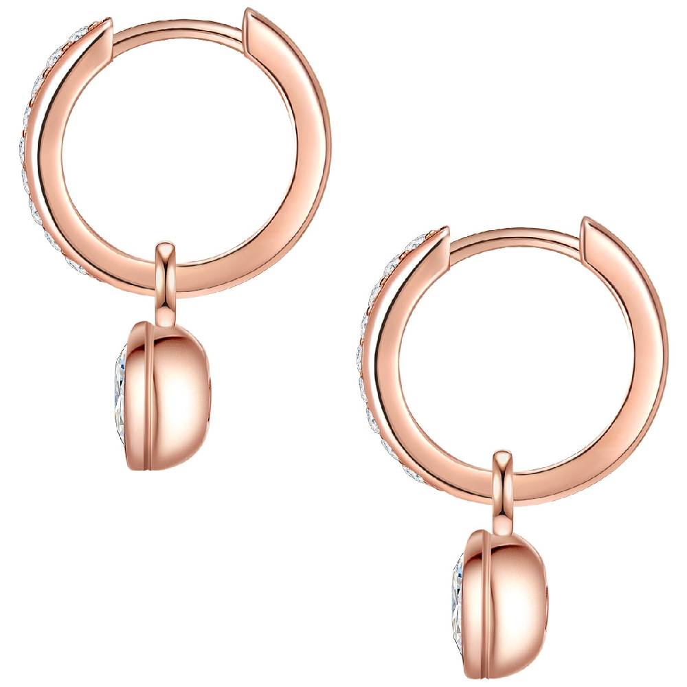 Rafaela Donata Creolen Sterling Silber roségold Zirkonia weiß Verkauf