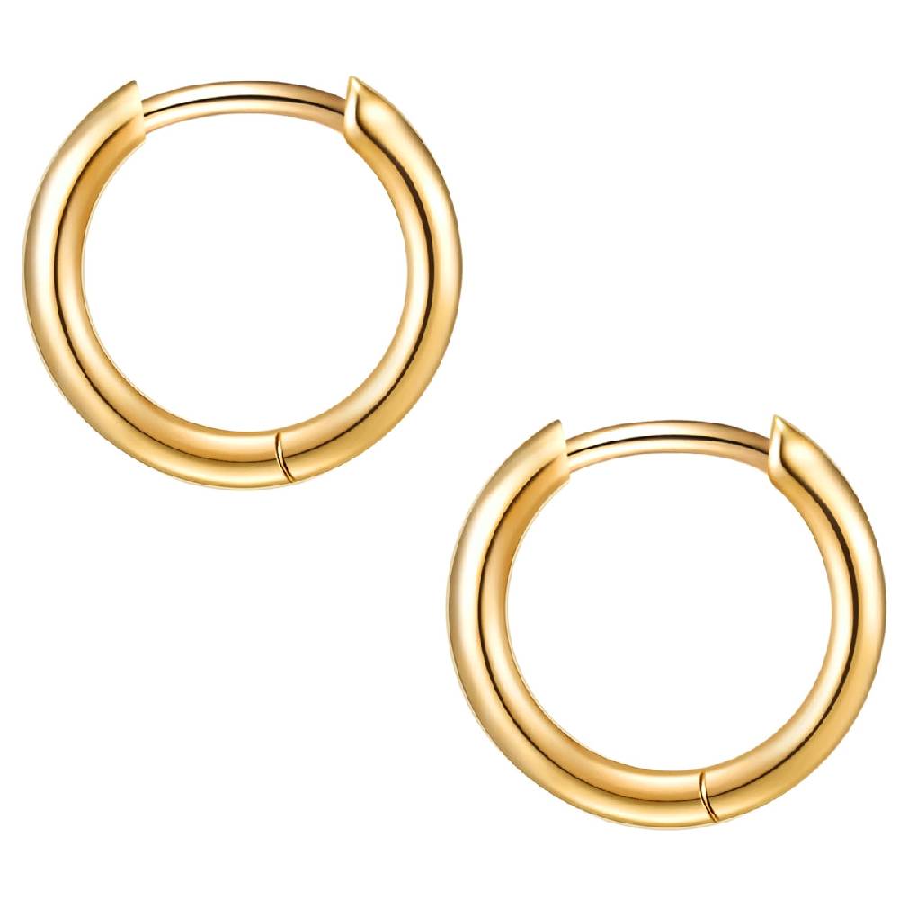 Rafaela Donata Creolen Sterling Silber gelbgold im Angebot