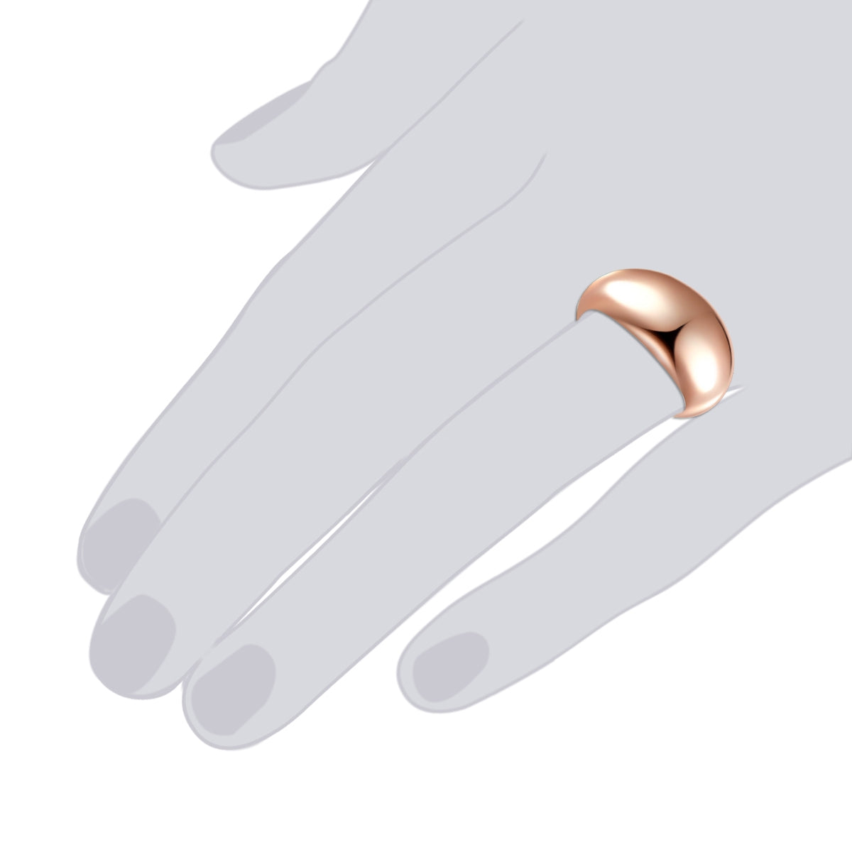 Rafaela Donata Ring Sterling Silber bi-Color Saisonschlussverkauf