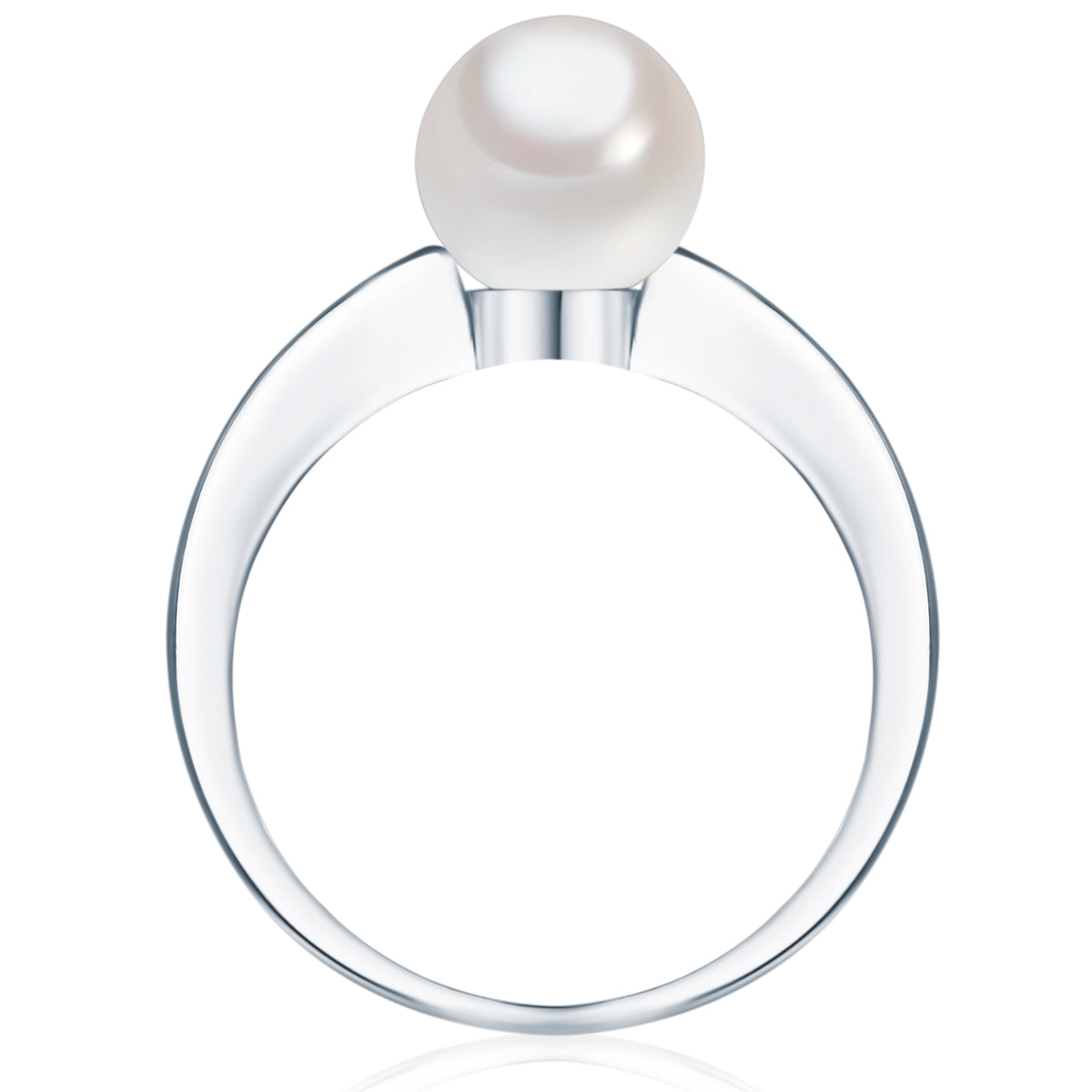 Rafaela Donata Ring Sterling Silber Südsee-Muschelkernperle weiß Zirkonia weiß Cyber Monday
