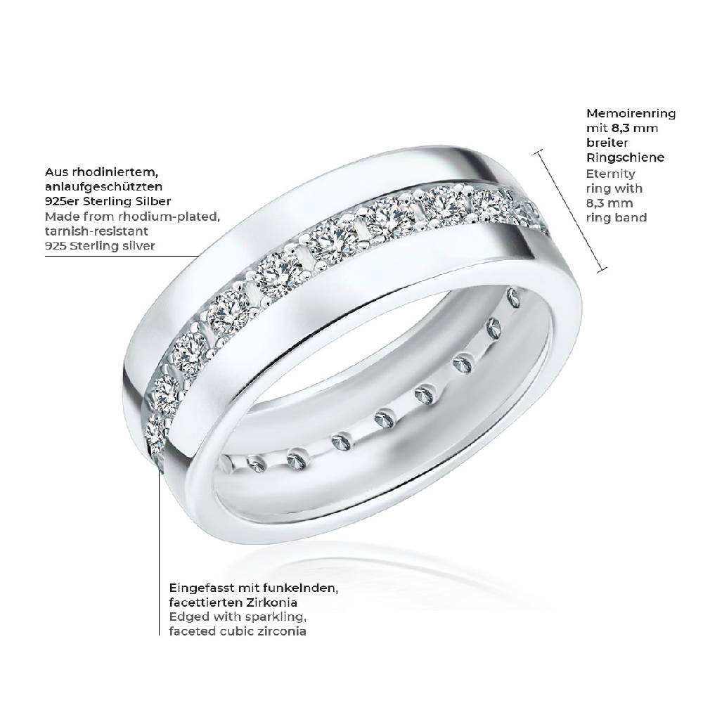Rafaela Donata Ring Sterling Silber Zirkonia weiß Zeitlich begrenztes Angebot