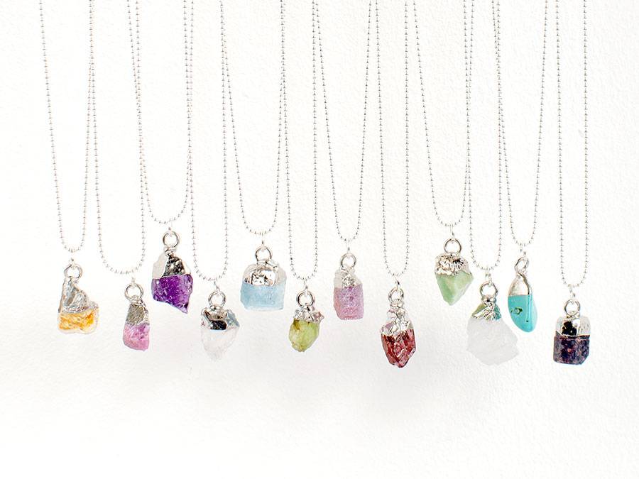 Renna Deluxe GEBURTSSTEIN Kette Silber Zeitbegrenzte Promotion