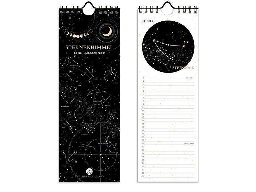 Renna Deluxe GEBURTSTAGSKALENDER Sternzeichen immerwährend Discount Store für neue Produkte