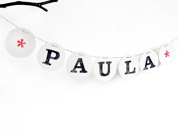 Renna Deluxe Buchstabe für individuelle Girlande Günstig kaufen