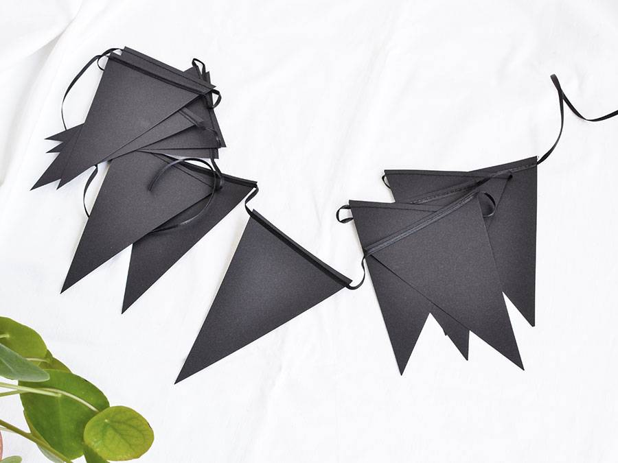 Renna Deluxe Wimpelkette schwarz Flash Sale