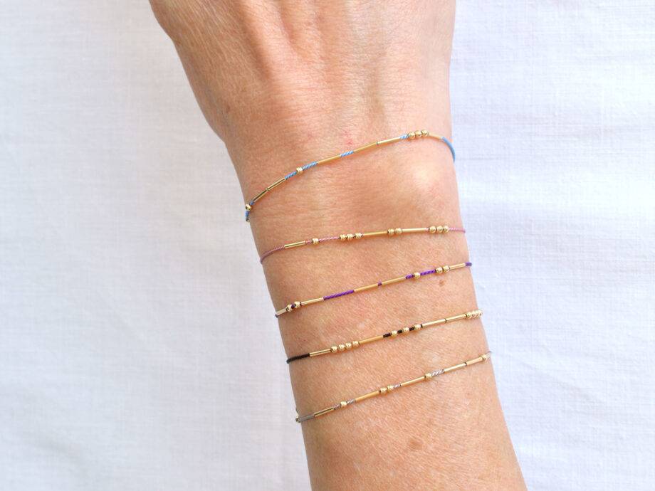 Renna Deluxe MORSE CODE Armband in gold Osterangebot