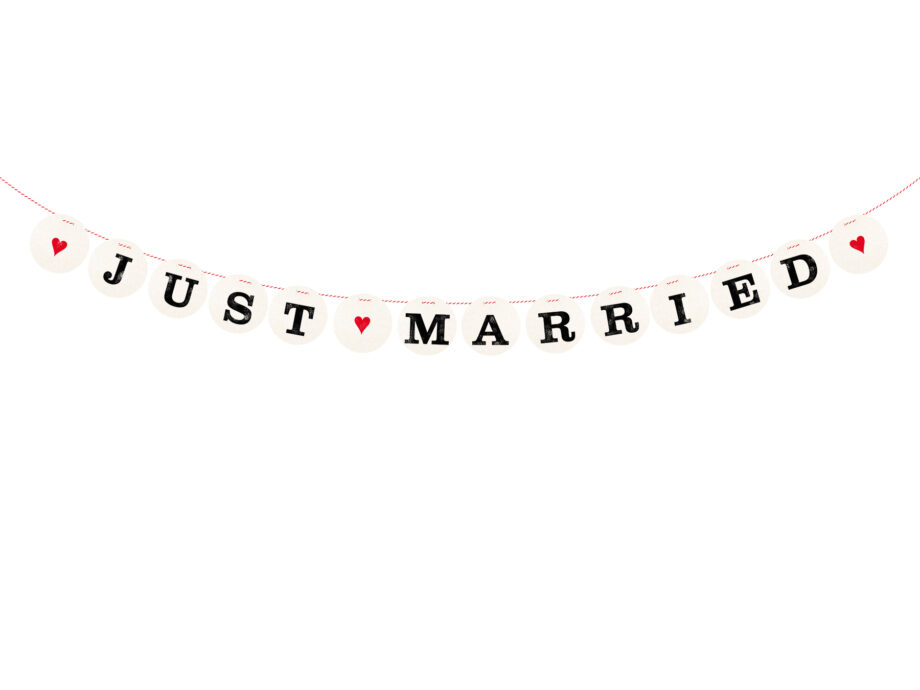 Renna Deluxe Just Married Hochzeitsgirlande VIP-Rabatte
