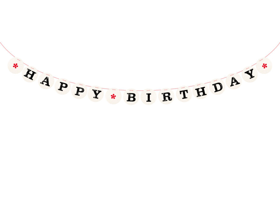 Renna Deluxe HAPPY BIRTHDAY Girlande Discount Store für neue Produkte
