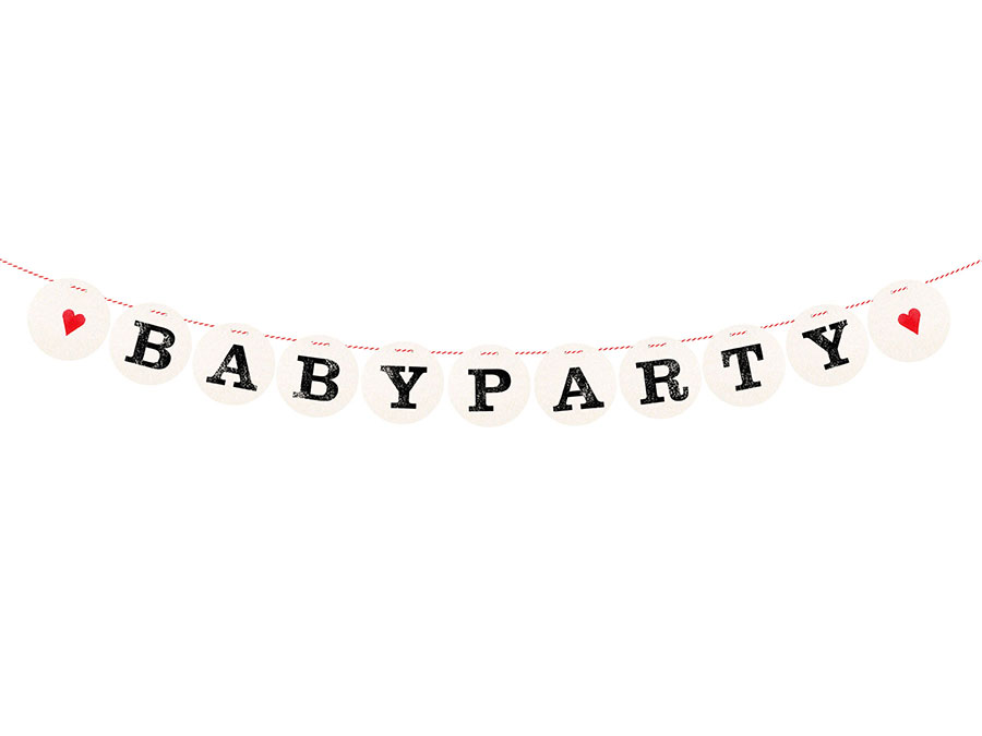 Renna Deluxe BABYPARTY Girlande 50% Rabatt für begrenzte Zeit
