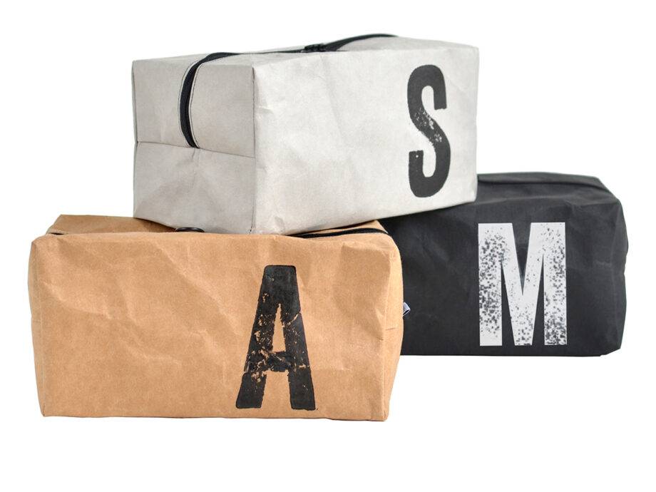Renna Deluxe Kosmetiktasche mit Monogramm grau Rabatte dieses Monats