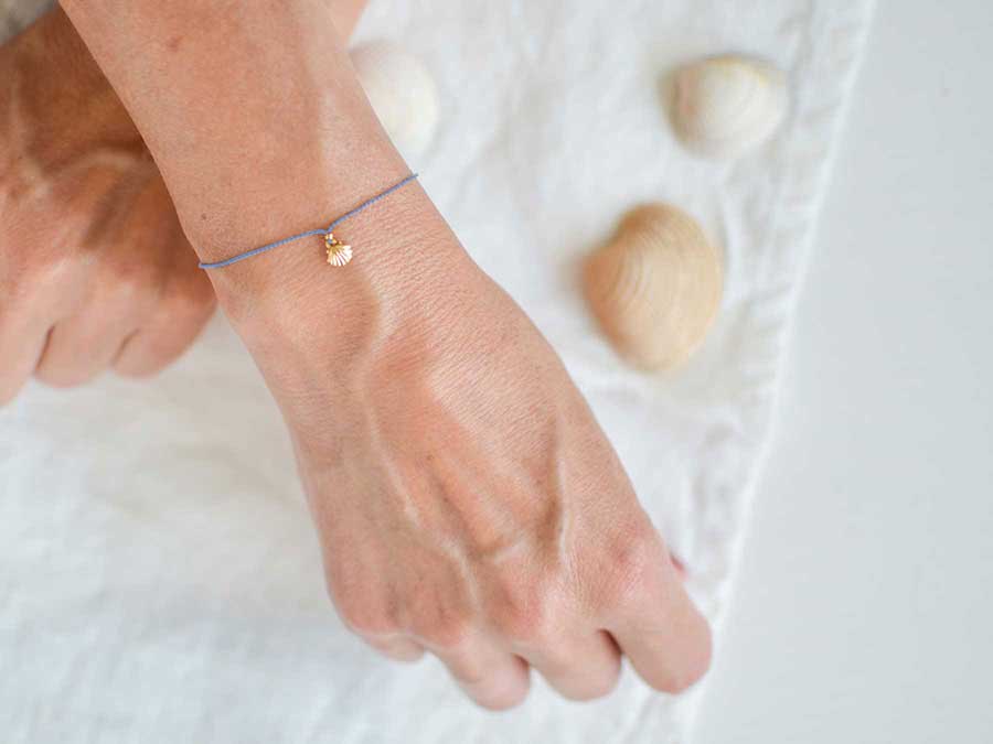 Renna Deluxe MUSCHEL Armband Gold Auslauf