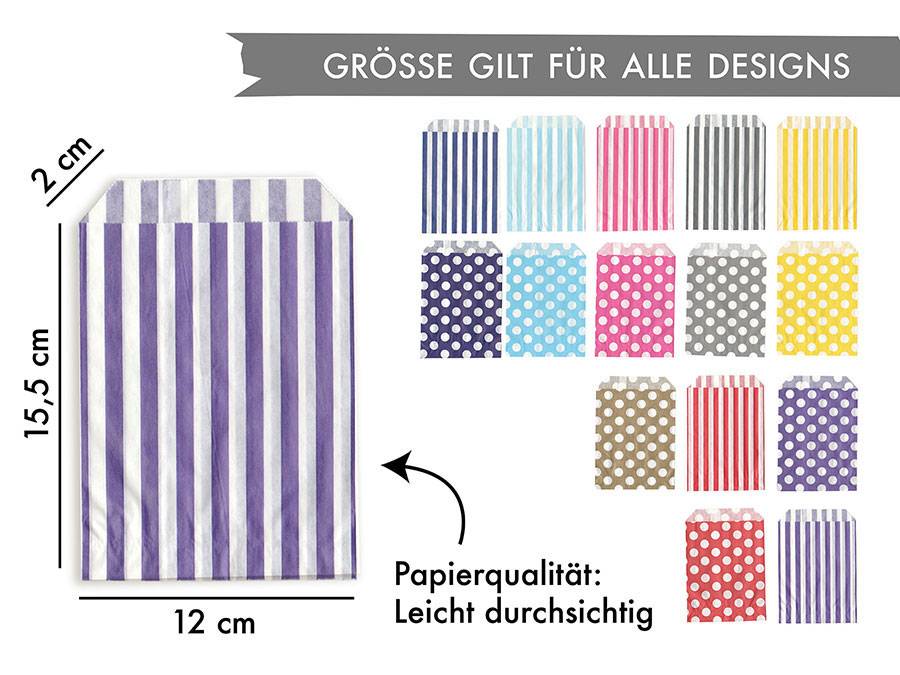 Renna Deluxe 50 Papiertüten viele Farben Angebote
