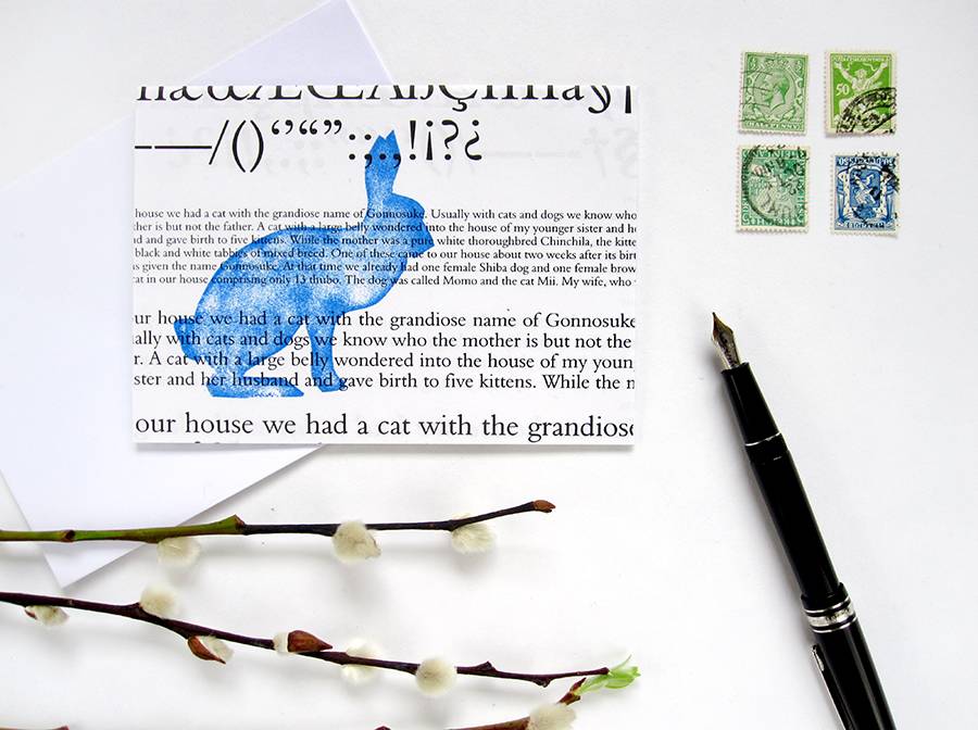 Renna Deluxe Osterkarte Hase mit Osterhase in blau Limitierter Zeitrabatt