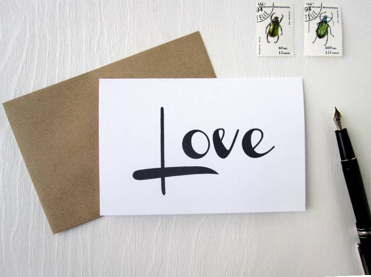 Renna Deluxe LOVE // Klappkarte Tiefpreis