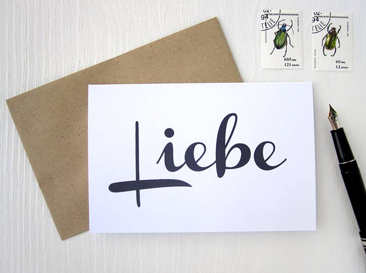 Renna Deluxe LIEBE // Klappkarte Wochenangebot