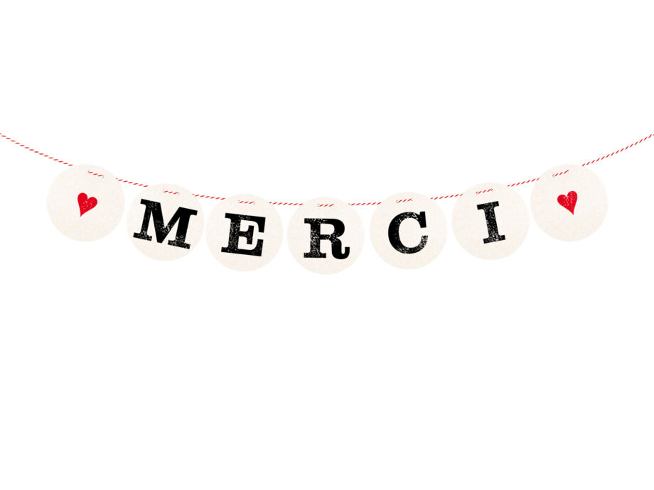 Renna Deluxe MERCI Girlande Hochzeitsgirlande Bis zu 50% Rabatt