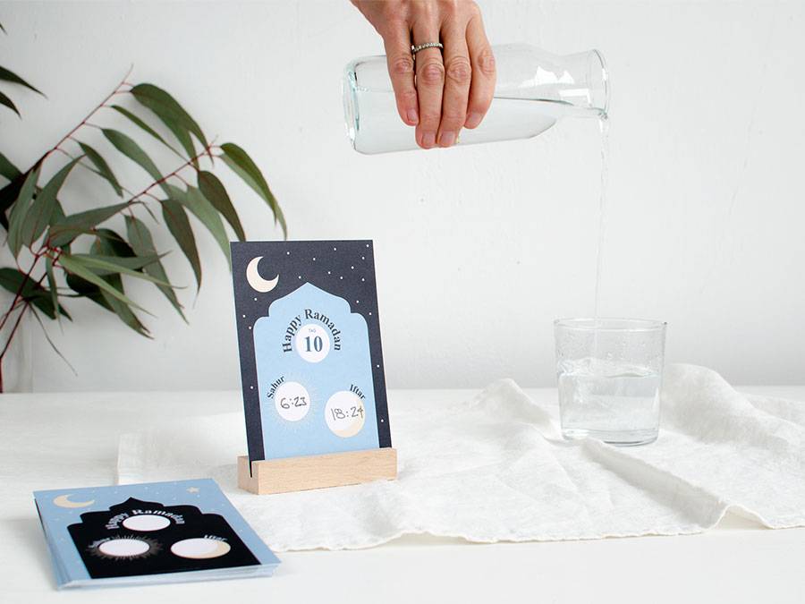 Renna Deluxe RAMADAN Kalender Karten für Sahur und Iftar Verkauf