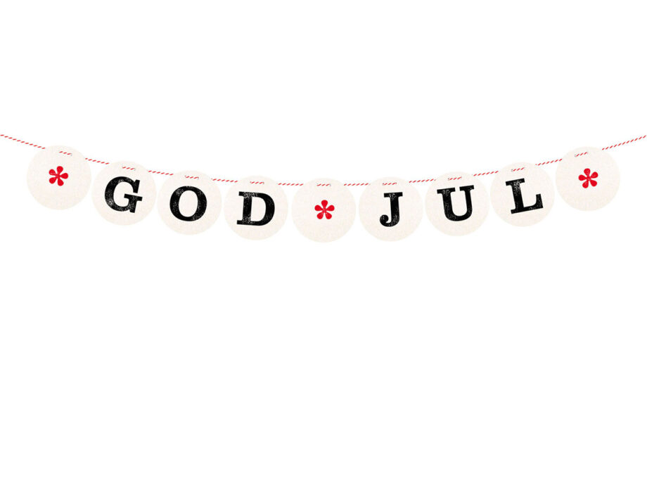 Renna Deluxe GOD JUL Girlande Kauf eins, bekomm eins gratis