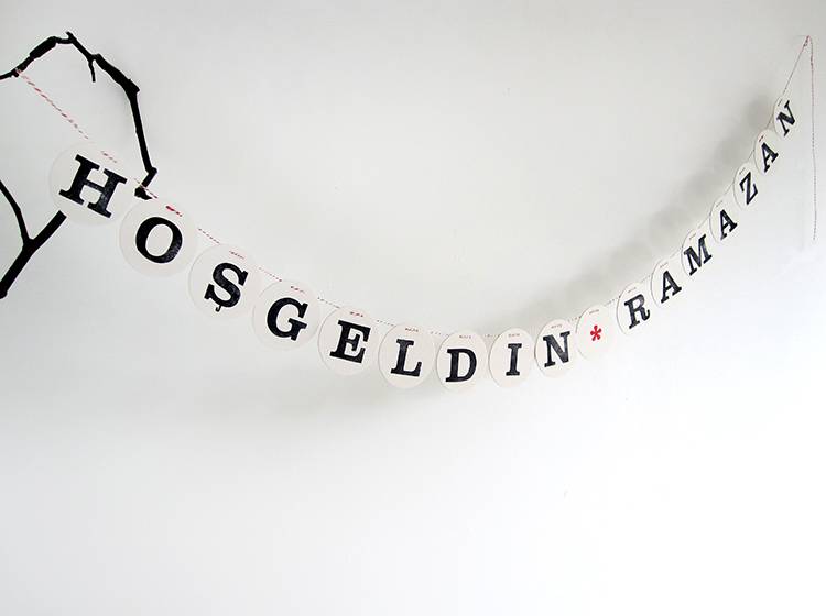 Renna Deluxe HOSGELDIN RAMAZAN Girlande Letzte 3 Tage