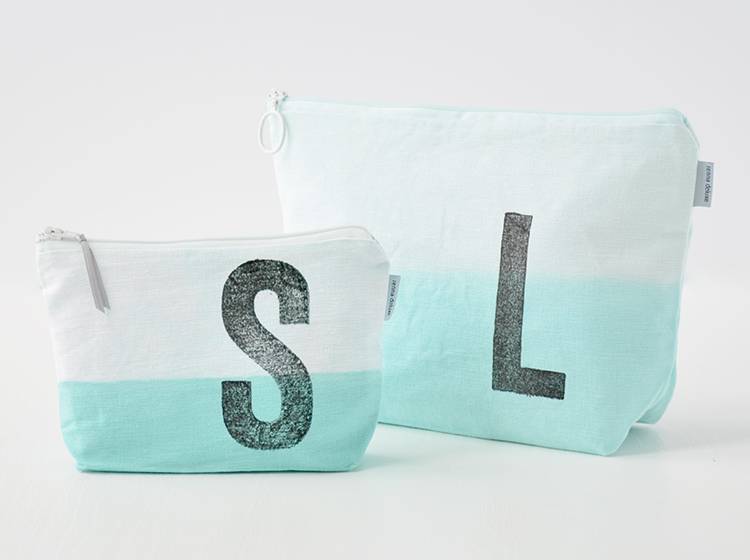 Renna Deluxe Kulturtasche MINT mit Monogramm personalisiert Bis zu 60% Rabatt